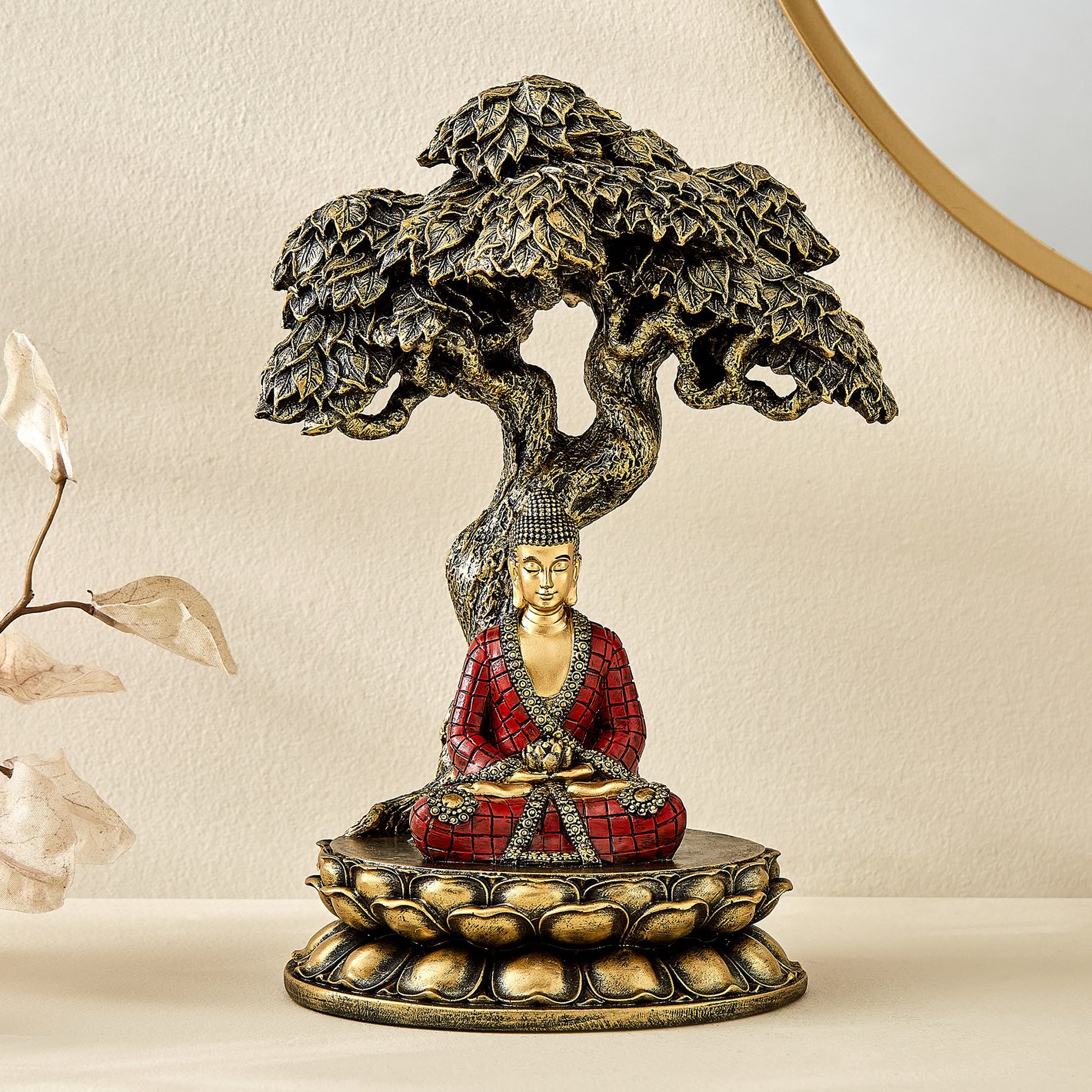Velmora Enlightened Buddha Décor